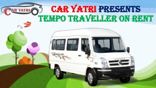 Tempo Traveller on Rent