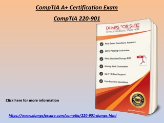 Real 220-901 Exam Dumps PDF - CompTIA 220-901 Questions Answers