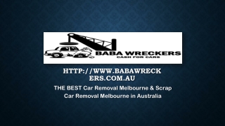 Scrap Car Removal Melbourne