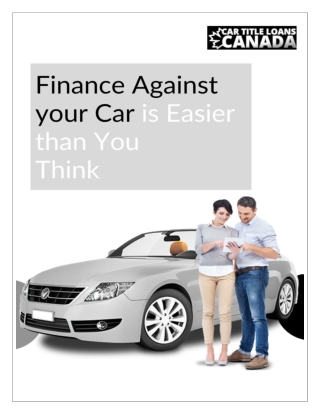 Instant Money with Car Title Loans in Ontario