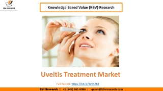 Uveitis Treatment Market size is expected to reach $686.1 Million by 2025 - KBV Research