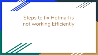 Why Hotmail not working on chrome?