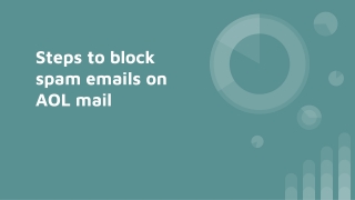 How to block spam emails in aol mail?