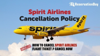 Spirit Airlines Cancellations | Refund Policy