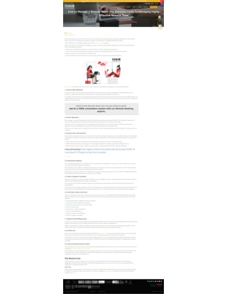 How to Manage a Remote Team- The Ultimate Guide To Managing Highly Effective Remote Team