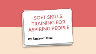 Soft Skills Training for Every Aspiring People