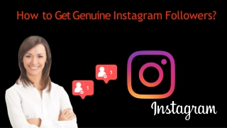 How to Get Genuine Instagram Followers?