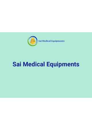 Sai Medical Equipments