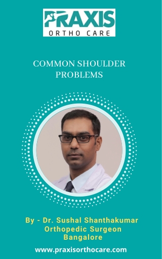 Common Shoulder Problems - Best Shoulder Pain Specialist in Jayanagar