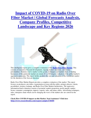 Impact of COVID-19 on Radio Over Fiber | Research Trades