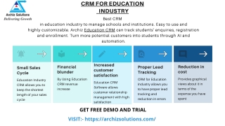 CRM for education industry