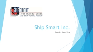 Best Way To Ship Furniture - Ship Smart Inc.