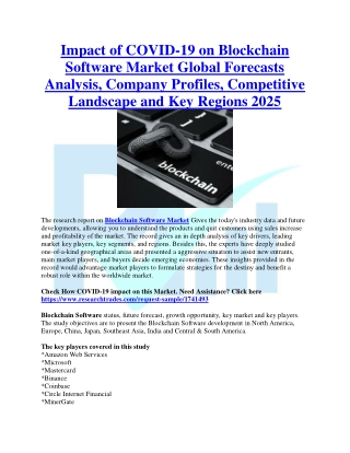 Impact of COVID-19 on Blockchain Software | Research Trades