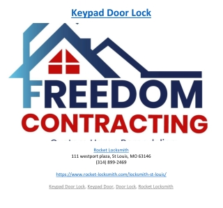Keypad Door Lock
