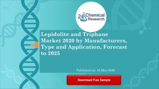 Lepidolite and Triphane Market 2020 by Manufacturers, Type and Application, Forecast to 2025