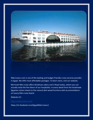 Best Nile Cruise |( Nilecruisers.com )