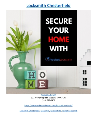 Locksmith Chesterfield