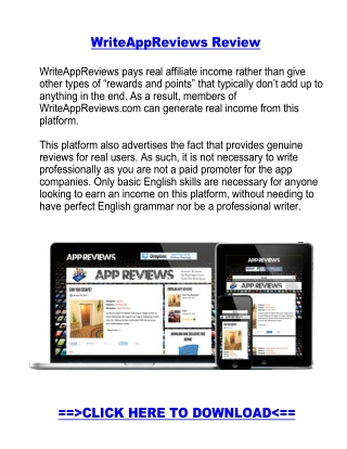 Writeappreviews.com Review - Is It Scam or Legit