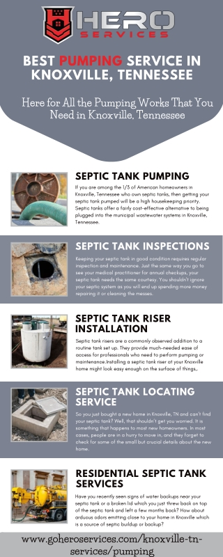 Best Pumping Service in Knoxville, Tennessee