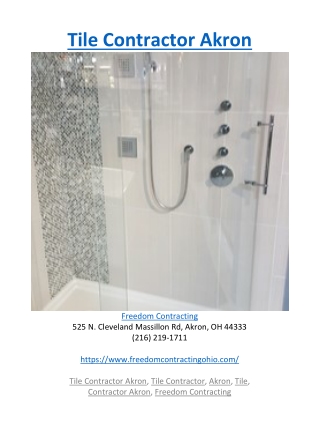 Tile Contractor Akron