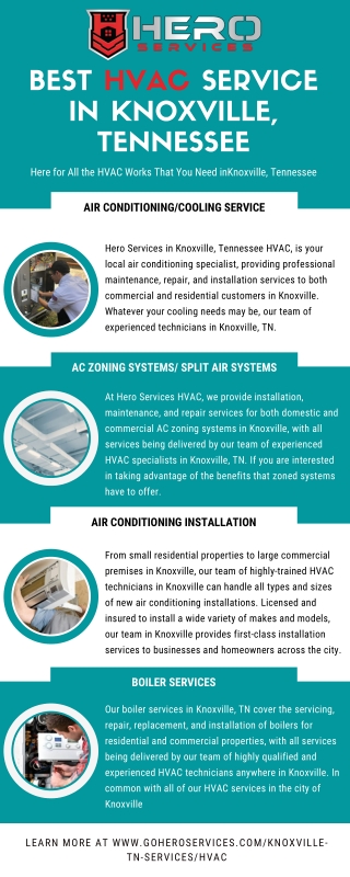 Best HVAC Service in Knoxville, Tennessee