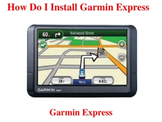 How Do I Install Garmin Express