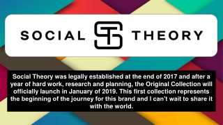 Social Theory Products