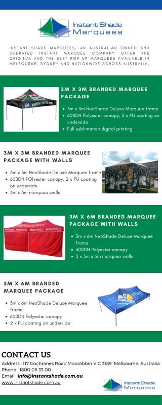 Promote Your Business with Marquee for Sale in Sydney