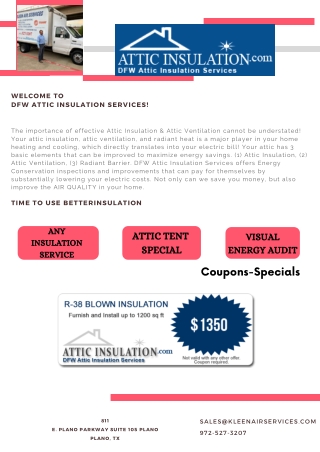 Welcome to DFW Attic Insulation Services