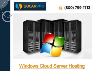 Windows Cloud Server Hosting