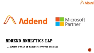 Microsoft Power BI Certification - Addend Analytics