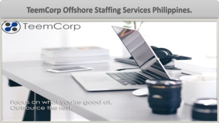 TeemCorp Offshore Staffing Services Philippines.
