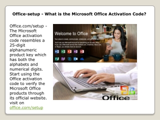 Office-setup - What is the Microsoft Office Activation Code?