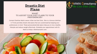 Drastic Diet Plans - Dietitian Nalini