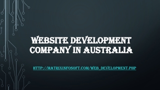 Website Development Company in Australia