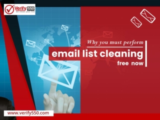 Why You Must Perform Email List Cleaning Free Now