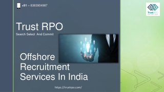 Offshore Recruitment Services In India