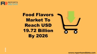 Food Flavors Market Outlooks 2019: Industry Analysis,  Demand, Cost Structures, Growth rate and Forecasts to 2026