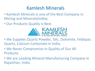 Talc Powder in India | Talc Mineral | Industrial Mineral Suppliers in India | Mining & Mineral Industry in India | Talc
