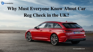 Why The Number Plate Check Is Must On Buying The Used Car?