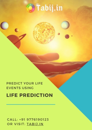 Accurate life prediction by date of birth: For a better life