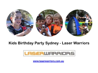 Kids Birthday Party Sydney - Laser Warriors