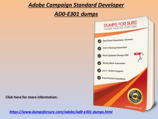 Real AD0-E301 Exam Dumps PDF - Adobe AD0-E301 Questions Answers