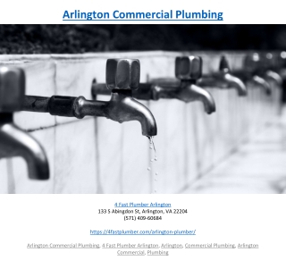 Arlington Commercial Plumbing