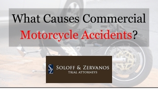 What Causes Commercial Motorcycle Accidents?