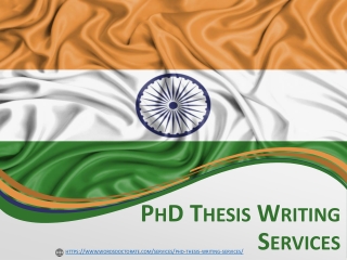 PhD Thesis Writing Services