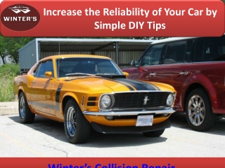 Increase the Reliability of Your Car by Simple DIY Tips