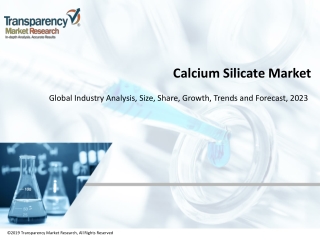 Calcium Silicate Market Insights is Expected to Expand at an Impressive Rate by 2023