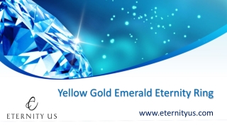 Yellow Gold Emerald Eternity Ring - www.eternityus.com