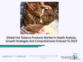 Hot Tobacco Products Market Predicted To Grow By 2023